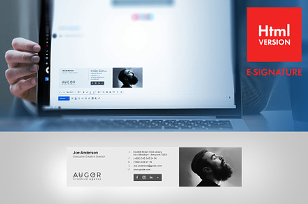 Creative E-Signature / Html Version, an Email Template by Renovatio
