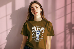 God is Speaking Digital Shirt Design, a Graphic by Vector Portal