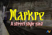 Markre, a Script Font by Wakoletras (Thumbnail 1 of 3)