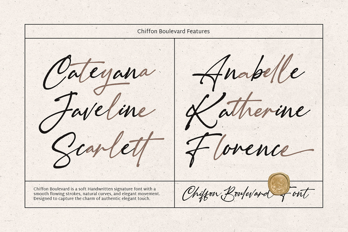 Chiffon Boulevard - Handwritten Font, a Handwritten Font by Inviline.co (Photo 10 of 10)