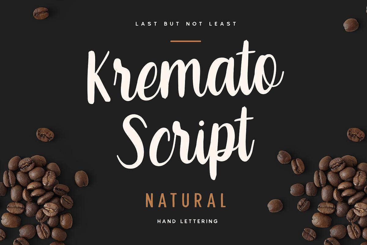 Kremato - Natural Hand Drawn Fonts, a Sans Serif Font by Konstantine Studio (Photo 3 of 11)