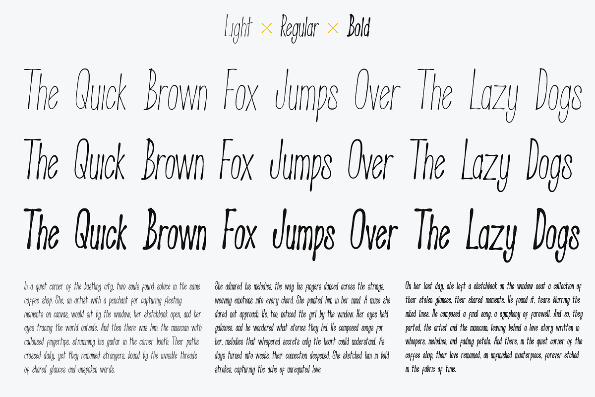 Skinny Ink - handwriting font, a Handwritten Font by ghozai studio (Photo 2 of 7)