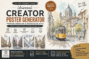 UNIVERSAL CREATOR POSTER GENERATOR, an Action Add-On by 3d_model_tifotizi