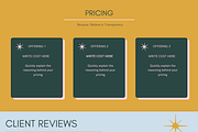 One Page Canva Website Template, a Landing Page Template by Oakley Studios Design (Thumbnail 3 of 3)