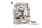 Poster Coffee, a Food Illustration by linhnguyen124 (Thumbnail 3 of 4)