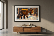 Winter Fox Glow | Stock Photo, an Animal Photo by Aura Canyon HQ (Thumbnail 2 of 6)