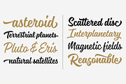 Magneton Light Slanted, a Script Font by Mika Melvas (Thumbnail 8 of 13)