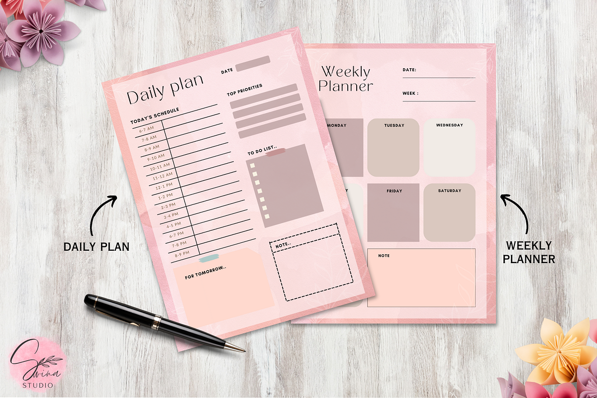 2023 Life Planner Template, a Design Template by SWINA STUDIO (Photo 2 of 5)