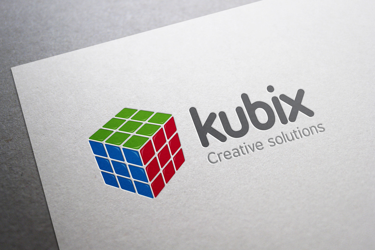 Kubix Logo, a Branding & Logo Template by Sargatal (Photo 5 of 5)