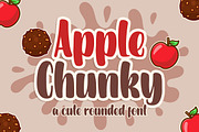 Apple Chunky a Cute Rounded Font, a Sans Serif Font by Blankids Studio (Thumbnail 1 of 6)