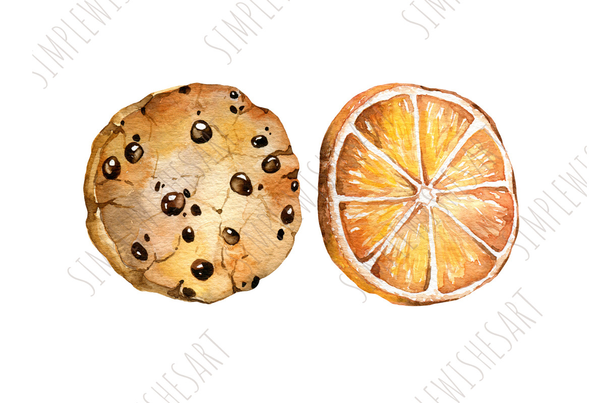 Watercolor Christmas Gingerbreads, a Food Illustration by SimpleWishesArt (Photo 9 of 11)
