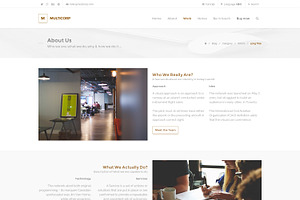 Multicorp - Clean Business WP Theme