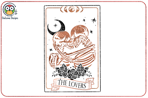 The Lovers Tarot Sublimation