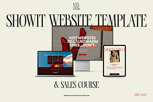 Bold Showit Website Template, a Websites & App Template by Nicxle Creative Studio