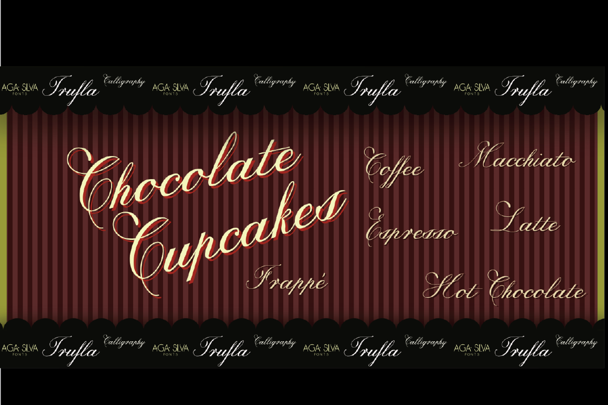 Trufla font preview 3