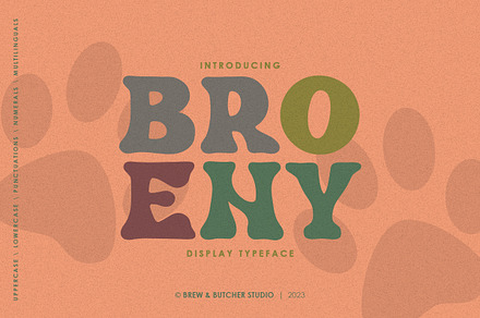 Broeny | Display Typeface