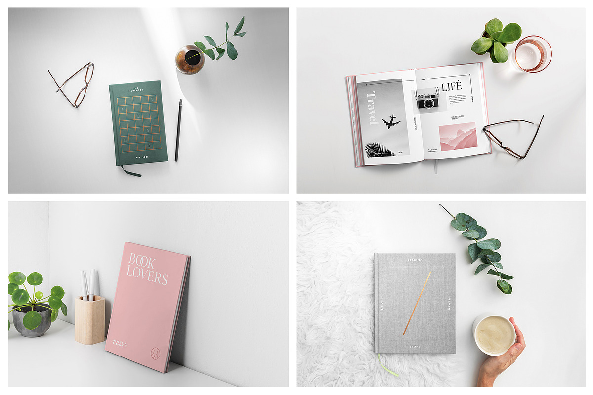 Book Cover Mockups - Hardcover Book, a Books & Magazine Mockup by Mr.Mockup™ (Photo 8 of 11)