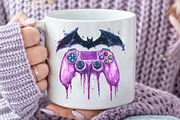 Halloween Gaming Controllers Clipart, an Illustration by CraftArtStudio (Thumbnail 5 of 6)