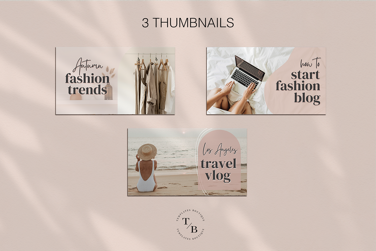 YouTube Channel Branding Kit | Canva, a Social Media Template by Templates Boutique (Photo 5 of 8)