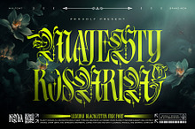 Majesty Rosaria Typeface