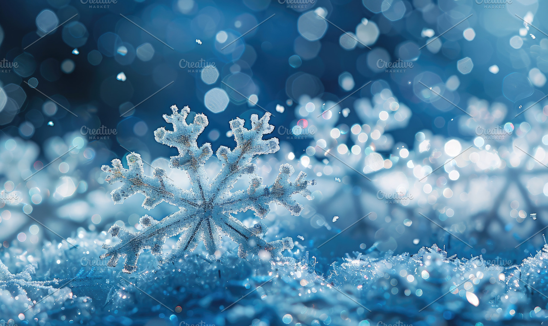 A sparkling gold snowflake against a, a Photo by LOGOCREATIVE