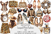 Leopard Print Fashion Clipart, a Seasonal Illustration by Design Market (Thumbnail 1 of 5)