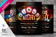 Bingo Night Flyer Templates, a Flyer Template by kinzi21 (Thumbnail 1 of 4)