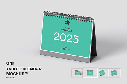 Table Calendar  vol.01 - Mockup