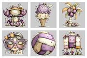 Whimsical Summer Clipart, an Illustration by Black Bird Studio (Thumbnail 2 of 4)