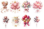 Valentine's Day Balloon Bouquets, an Illustration by Designworld (Thumbnail 2 of 4)