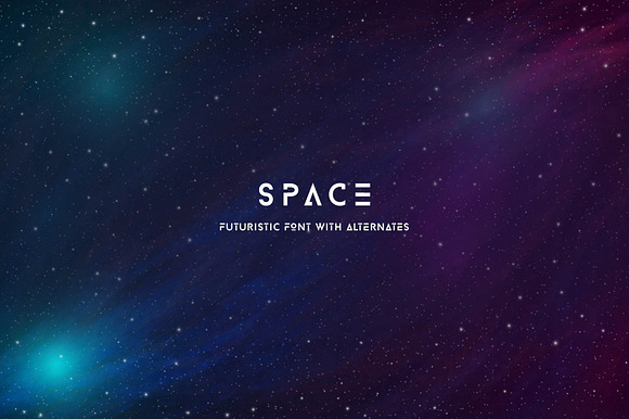 NN2525 - A modern space font. preview 7
