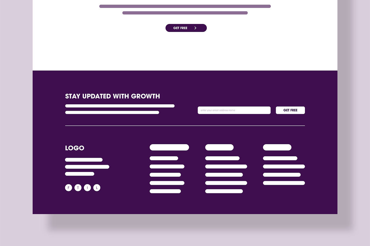 Modern Wireframe Landing Page, a Wireframe Template by MightyDesign (Photo 6 of 9)