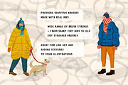 Inkers for Adobe Photoshop, a Brush Add-On by Guerillacraft (Thumbnail 2 of 6)