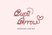 PGR Love Arrow - Script Font, a Script Font by Pikgura (Thumbnail 1 of 6)