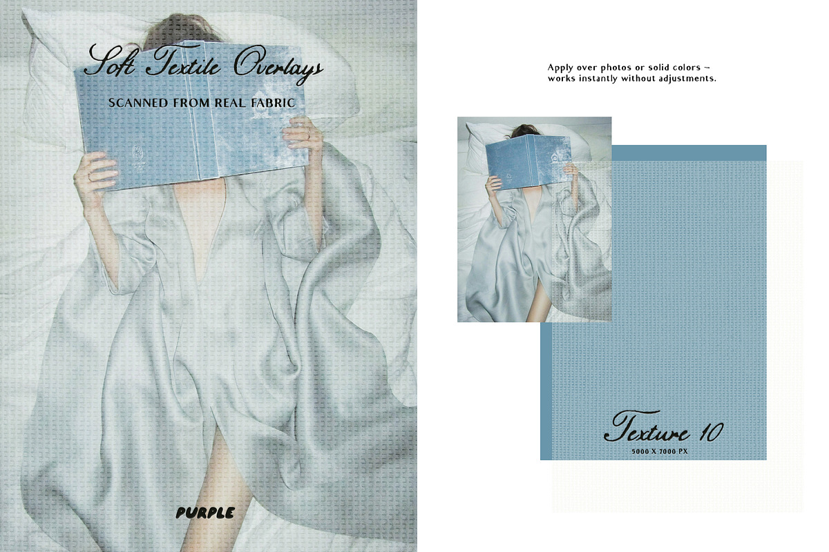 Soft Textile Overlays, a Texture Graphic by Purple (Photo 10 of 22)