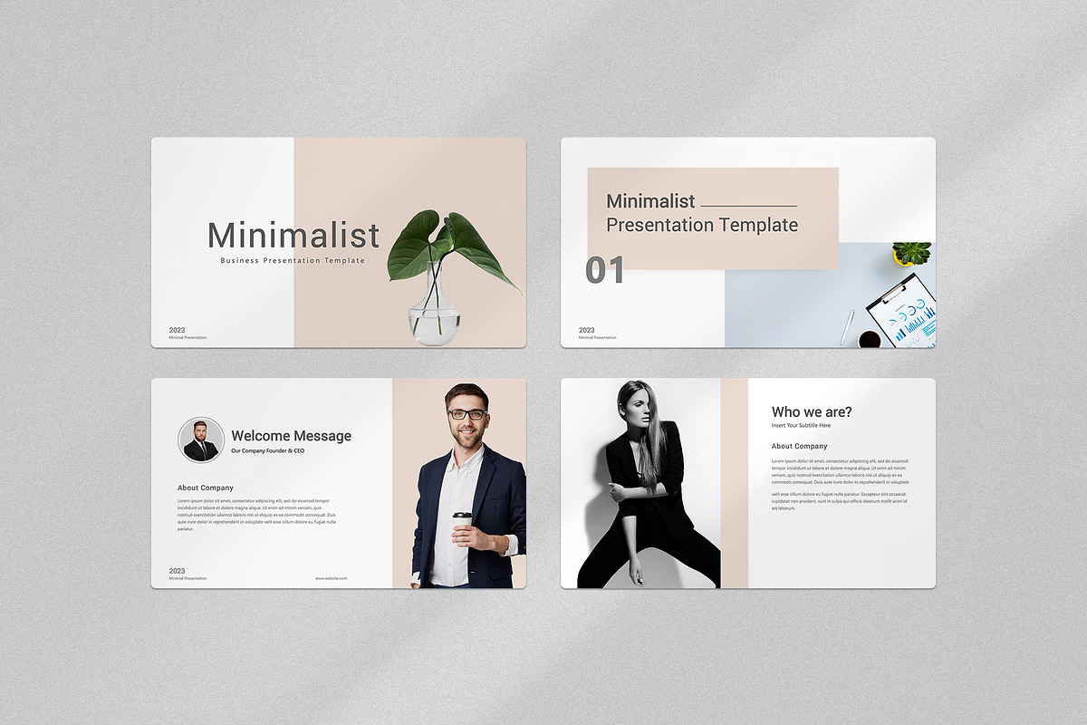 Cherry Minimalist Presentation, a Presentation Template by graphypix (Photo 3 of 20)