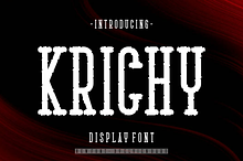 Krichy - Display Font