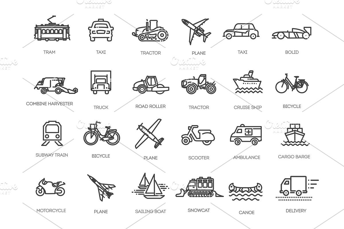 Transport, Vehicle and Delivery, an Object Illustration by Tettygreen (Photo 2 of 3)