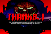 Trick Screet - Halloween Font, a Sans Serif Font by Iqsiart Studio (Thumbnail 4 of 6)