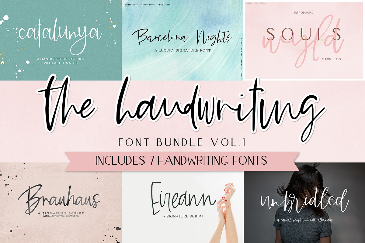 The Chic Handwriting Font Bundle, a Script Font by Beck McCormick (Photo 1 of 8)