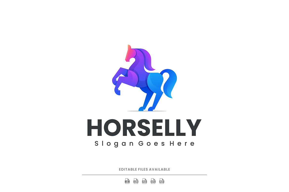 Gradient Modern Horse Logo Design, a Branding & Logo Template by Artnivora.Std (Photo 1 of 2)