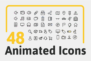 48 Animated Icons