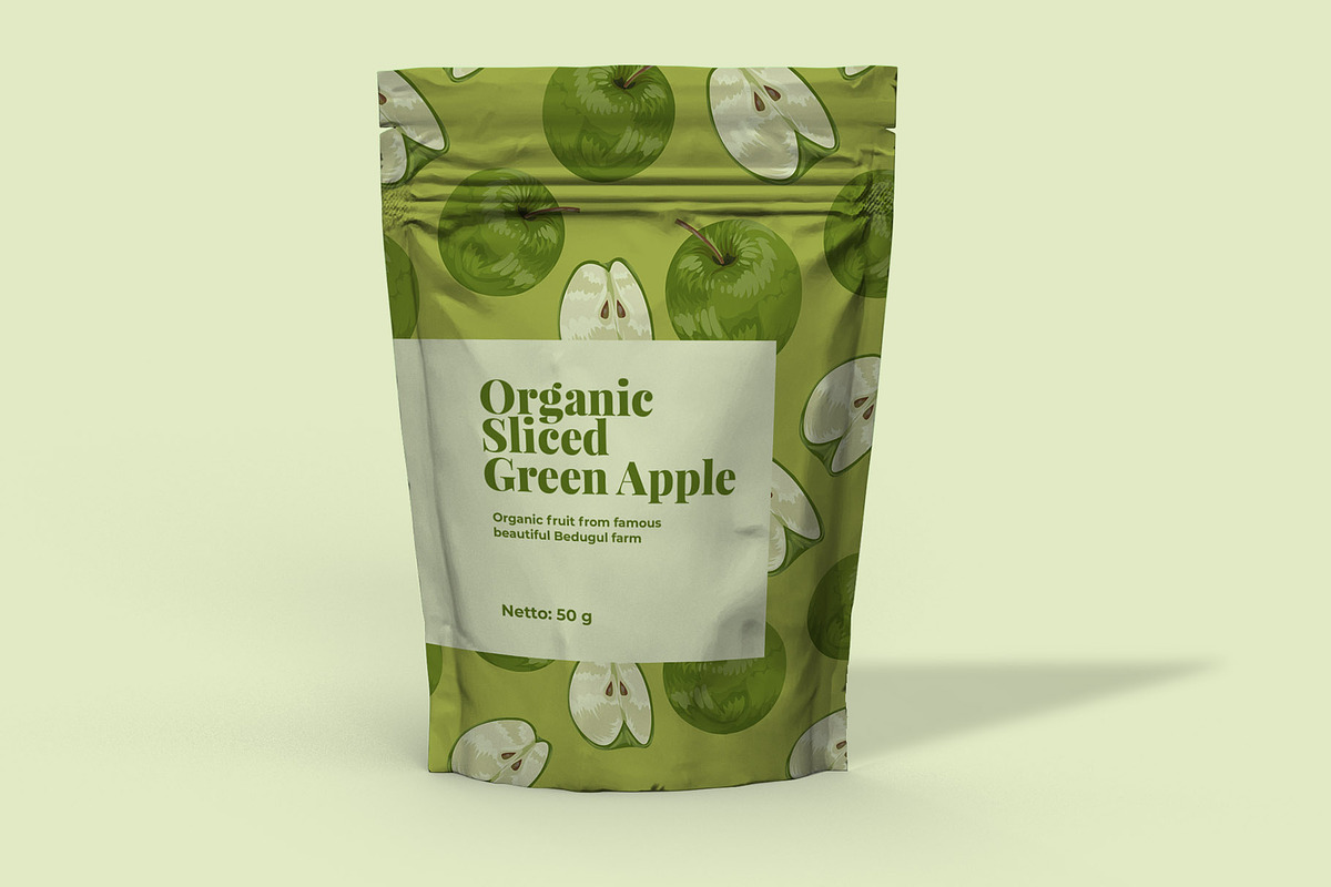 Green Apple Vector Seamless Pattern, a Pattern Graphic by Dawnside Graphic (Photo 3 of 6)
