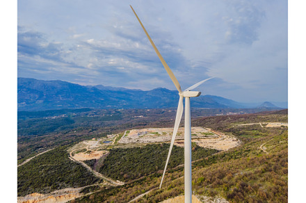 Wind turbines on beautiful sunny, an Industrial Photo by Elizaveta Galitskaya