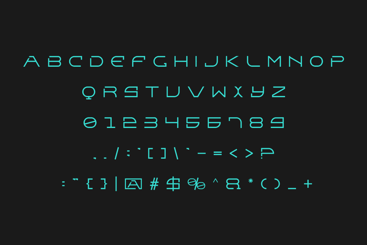 Overline Modern Line Font., a Blackletter Font by VectorCraft (Photo 4 of 5)