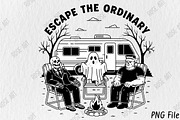 Escape the Ordinary SVG Design PNG, a Seasonal Illustration by Rose Art (Thumbnail 1 of 5)