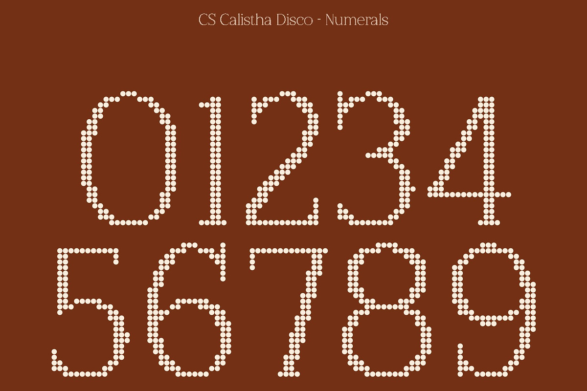 CS Calistha Disco, a Serif Font by Craft Supply Co. (Photo 5 of 8)
