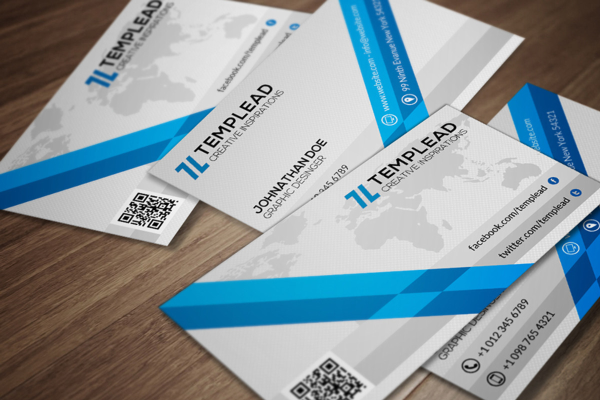 Corporate Business Card CM075, a Business Card Template by annozio (Photo 1 of 4)