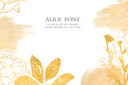 Floral alphabet - ALICE, a Script Font by AS Studio (Thumbnail 3 of 6)