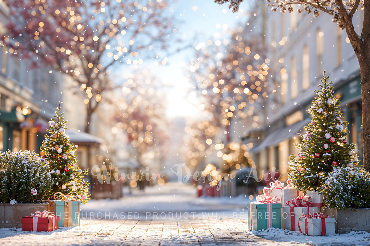 Pastel Presents and Christmas, a Background Photo by Winwin Design Art (Photo 5 of 9)